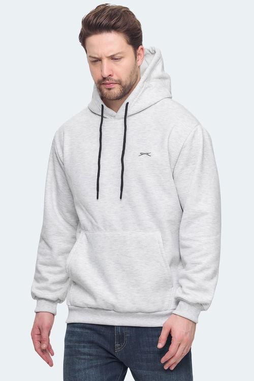 Slazenger KICKSON IN Erkek Kapüşonlu Cepli Koyu Gri Sweatshırt Slazenger KICKSON IN Erkek Kapüşonlu Cepli Koyu Gri Sweatshırt