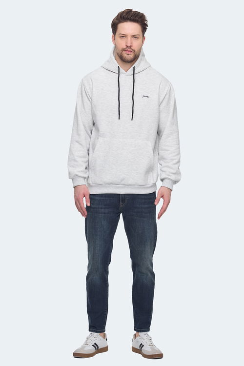 Slazenger KICKSON IN Erkek Kapüşonlu Cepli Koyu Gri Sweatshırt Slazenger KICKSON IN Erkek Kapüşonlu Cepli Koyu Gri Sweatshırt