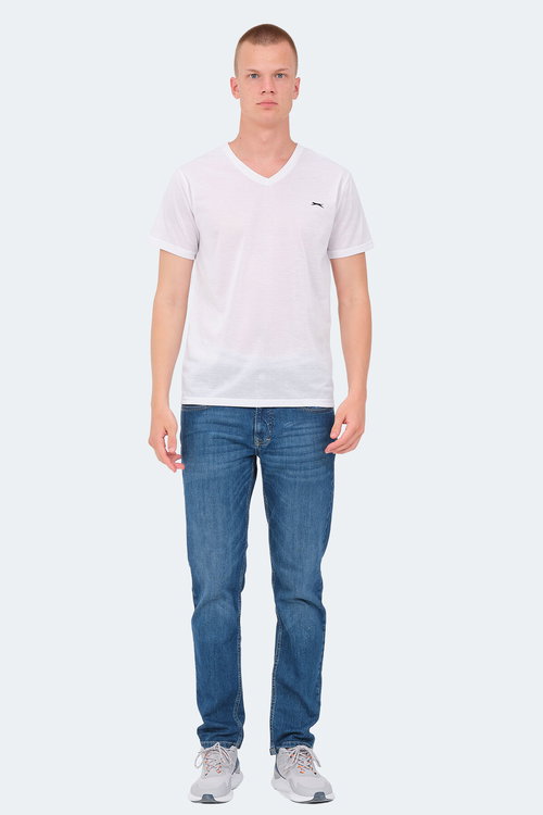 Slazenger KID Erkek Beyaz Tişört