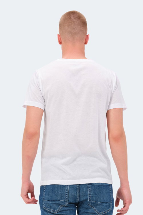 Slazenger KIELD Erkek Beyaz Tişört