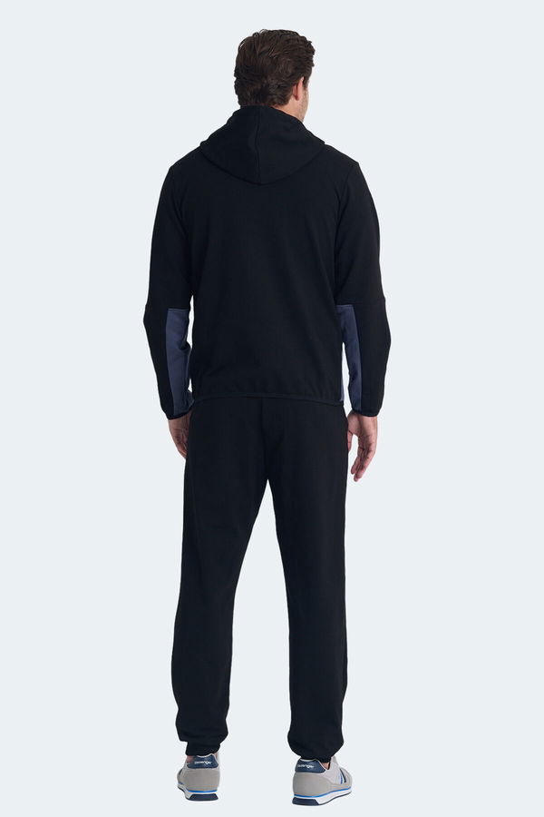 Slazenger KIMO Erkek Eşofman Takımı Siyah / Koyu Gri