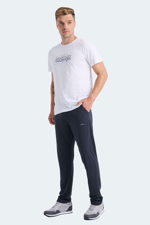 Slazenger KINSPORT IN Erkek Cepli Koyu Gri Eşofman Altı