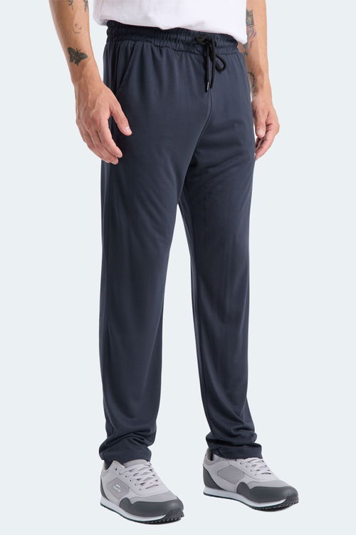 Slazenger KINSPORT IN Erkek Cepli Koyu Gri Eşofman Altı