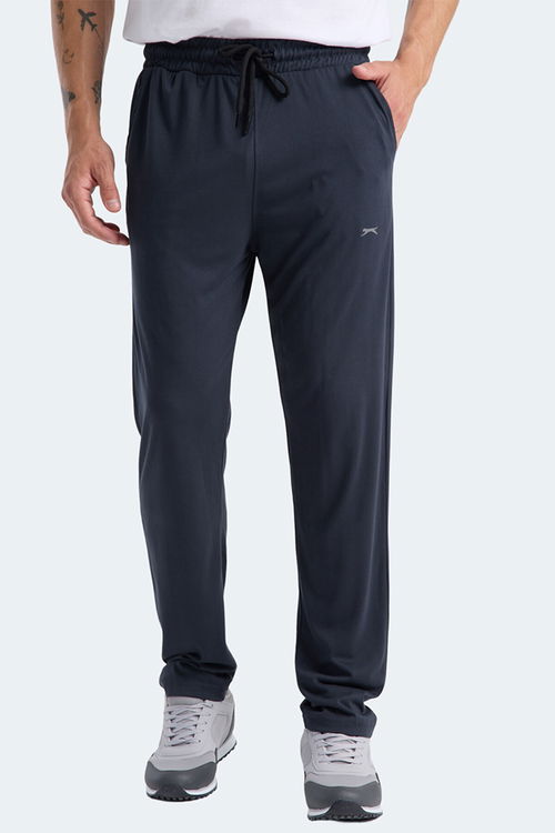 Slazenger KINSPORT IN Erkek Cepli Koyu Gri Eşofman Altı