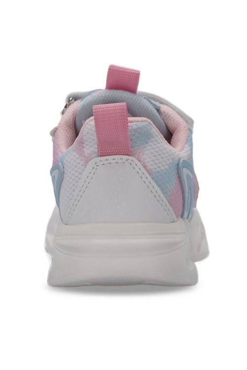 Slazenger KLARION Kız Çocuk Cırt Cırtlı Beyaz / Mavi Günlük Spor Ayakkabısı