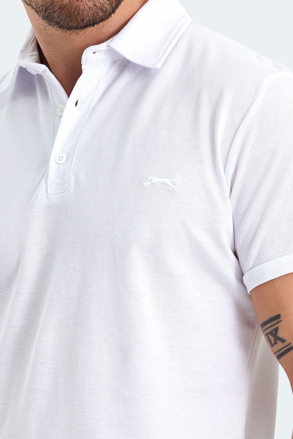 Slazenger KLASSE Erkek Beyaz Tişört