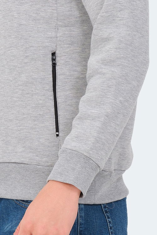 KNIFE I Erkek Sweatshirt Gri