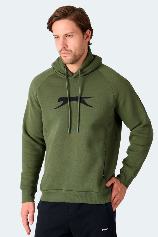 Slazenger KNIFE I Erkek Sweatshirt Haki
