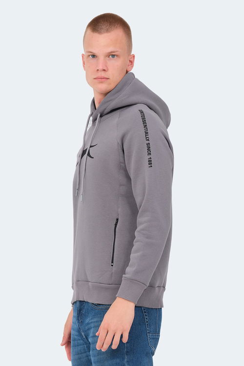 KNIFE I Erkek Sweatshirt Koyu Gri