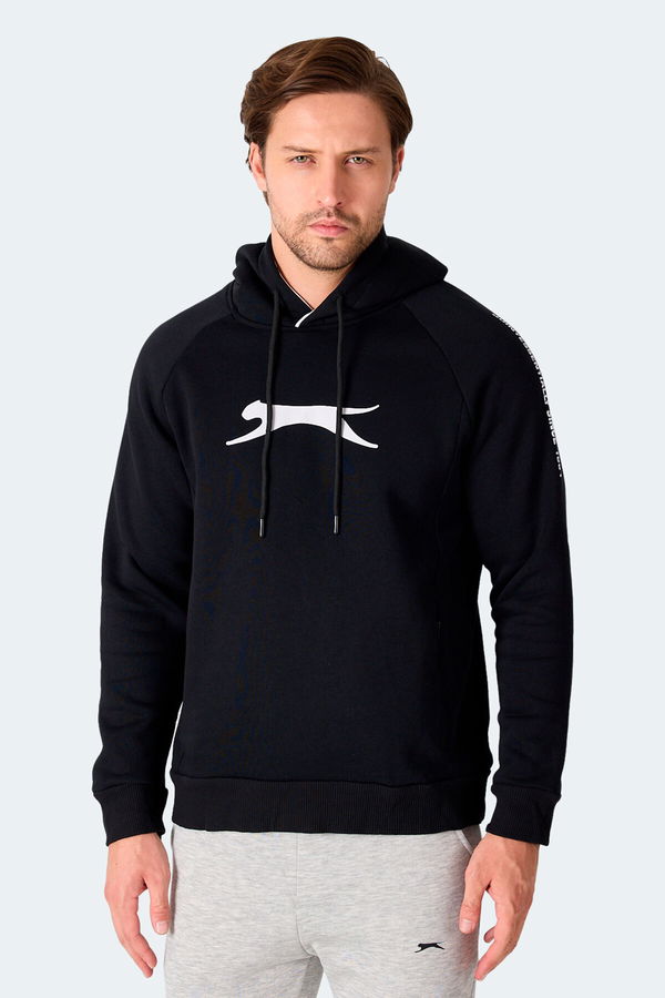 Slazenger KNIFE I Erkek Sweatshirt Siyah