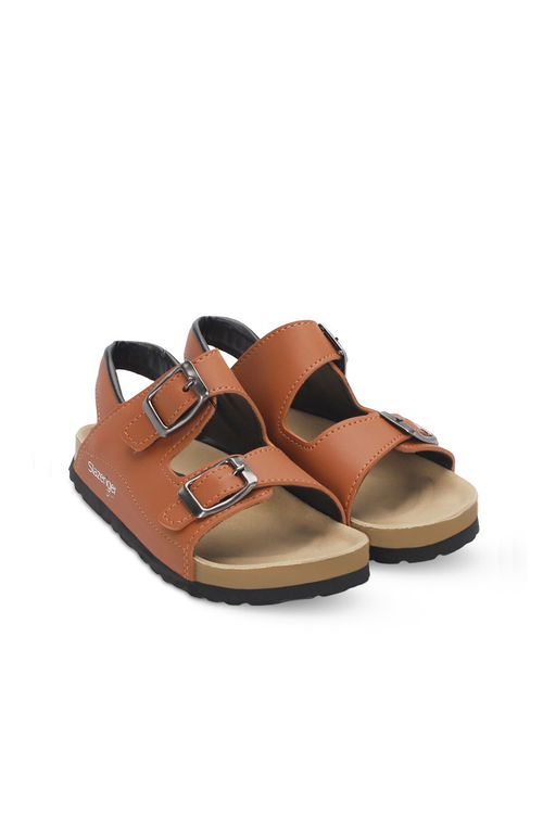 KOBBY Unisex Çocuk Sandalet Taba