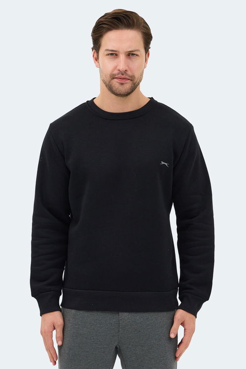 Slazenger KONNOR IN Erkek Siyah Sweatshırt
