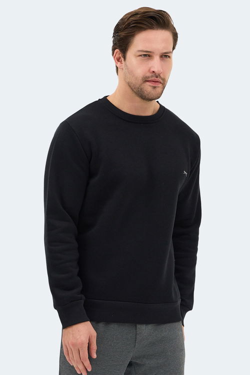 Slazenger KONNOR IN Erkek Siyah Sweatshırt
