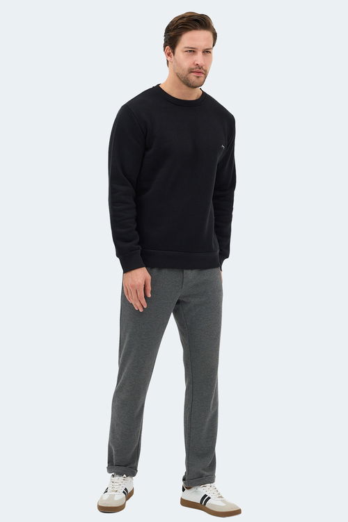 Slazenger KONNOR IN Erkek Siyah Sweatshırt