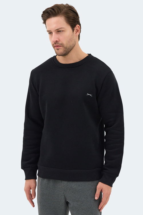 Slazenger KONNOR IN Erkek Siyah Sweatshırt