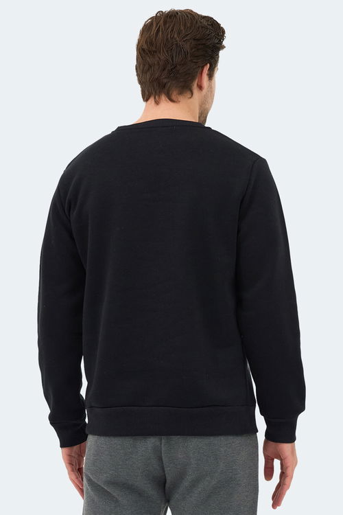 Slazenger KONNOR IN Erkek Siyah Sweatshırt