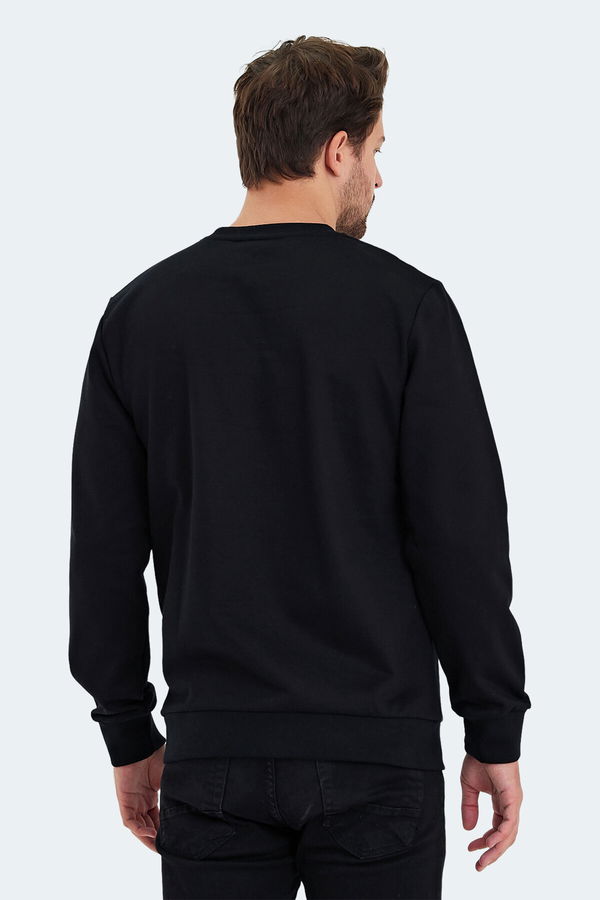 KORAL Erkek Sweatshirt Siyah