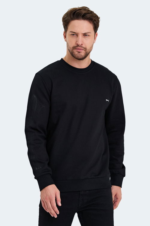 KORAL Erkek Sweatshirt Siyah