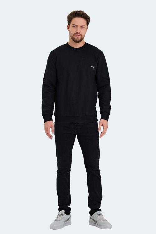 KORAL Erkek Sweatshirt Siyah