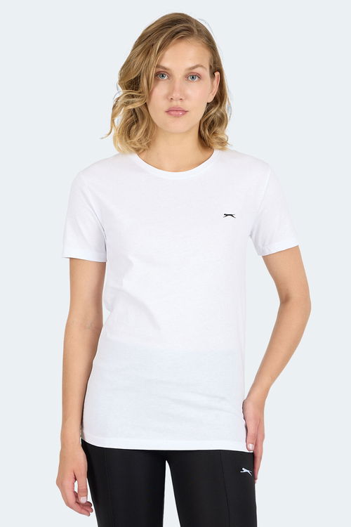 Slazenger KORNELI I Kadın Tişört Beyaz