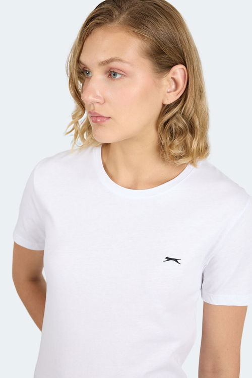 Slazenger KORNELI I Kadın Tişört Beyaz