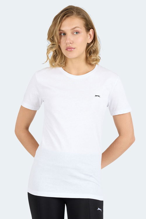 Slazenger KORNELI I Kadın Tişört Beyaz