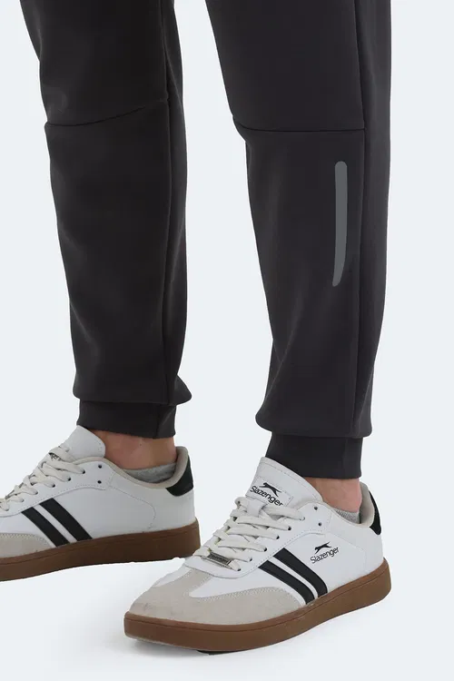 Slazenger KOX I Erkek Cepli Slim Fit Koyu Gri Eşofman Altı