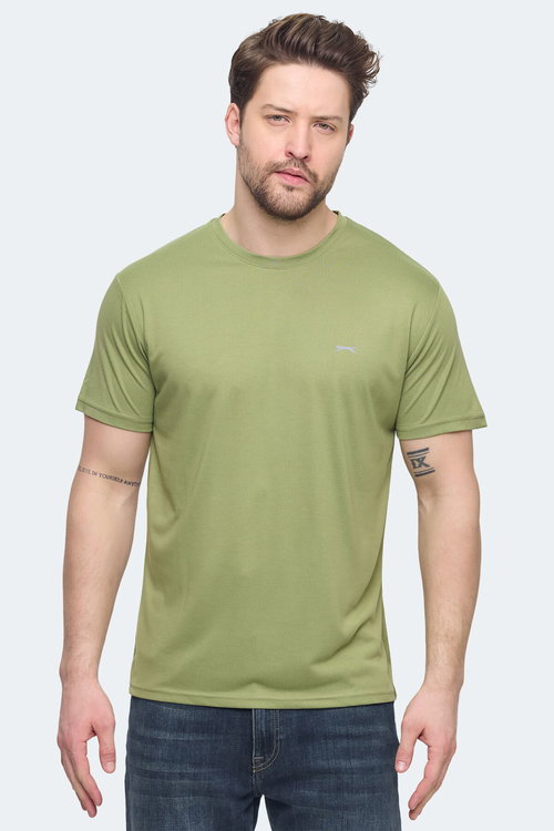 Slazenger KRATER Erkek Açık Yeşil Tişört