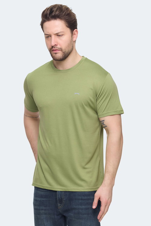 Slazenger KRATER Erkek Açık Yeşil Tişört