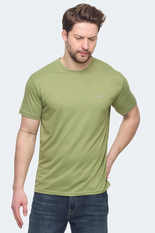 Slazenger KRATER Erkek Açık Yeşil Tişört