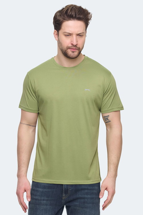 Slazenger KRATER Erkek Açık Yeşil Tişört