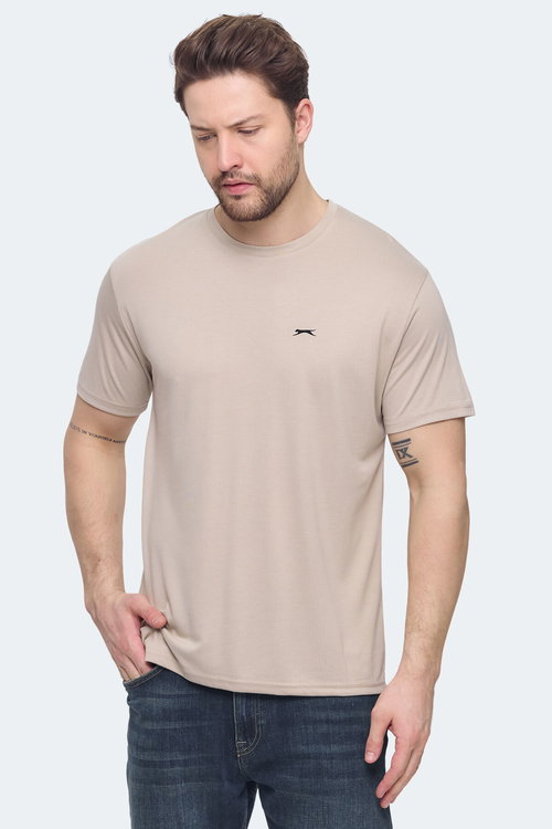 Slazenger KRATER Erkek Bej Tişört