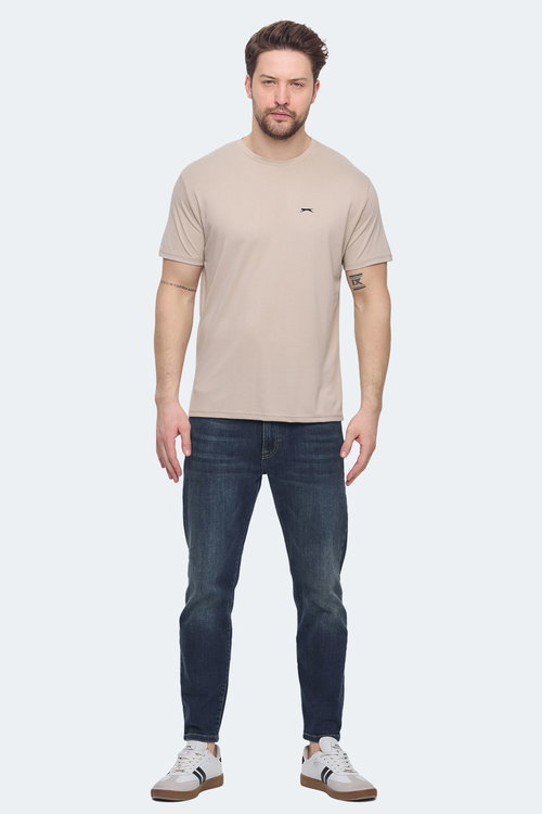 Slazenger KRATER Erkek Bej Tişört