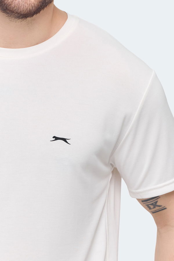 Slazenger KRATER Erkek Tişört Ekru