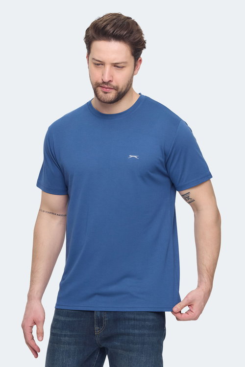 Slazenger KRATER Erkek Indigo Tişört