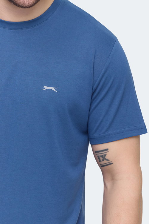 Slazenger KRATER Erkek Indigo Tişört