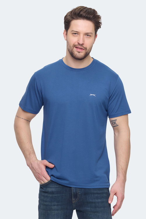 Slazenger KRATER Erkek Indigo Tişört