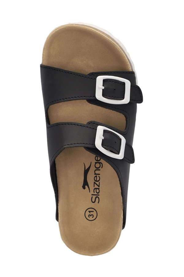 Slazenger KREKA Unisex Çocuk Siyah Terlik