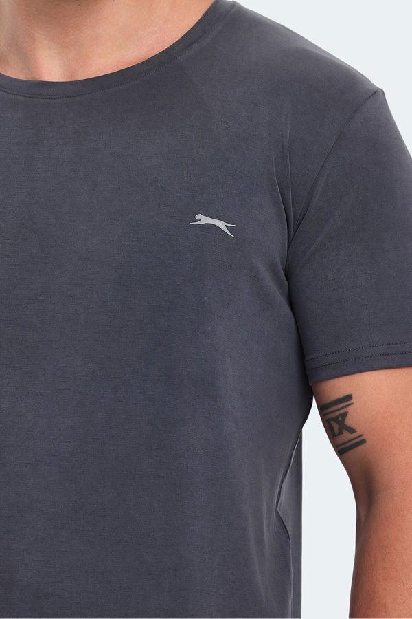 Slazenger KRESTEN I Erkek Tişört Koyu Gri