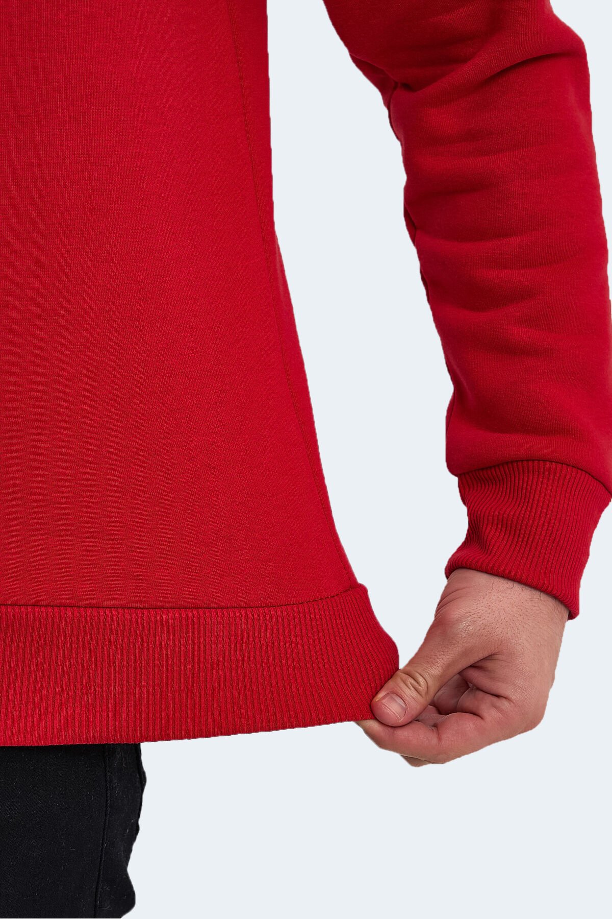 KRIS IN Erkek Sweatshirt Kırmızı - Thumbnail