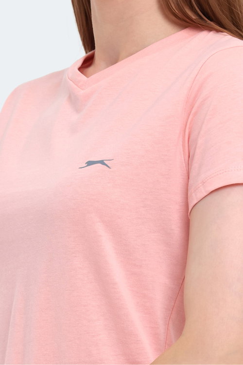 Slazenger KRISTEN I Kadın V Yaka Somon Tişört