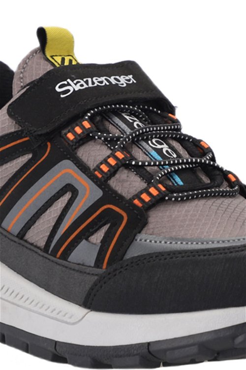 Slazenger KROSS KTN Sneaker Unisex Çocuk Ayakkabı Siyah / Koyu Gri