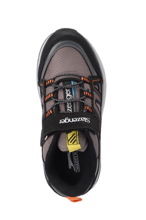 Slazenger KROSS KTN Sneaker Unisex Çocuk Ayakkabı Siyah / Koyu Gri