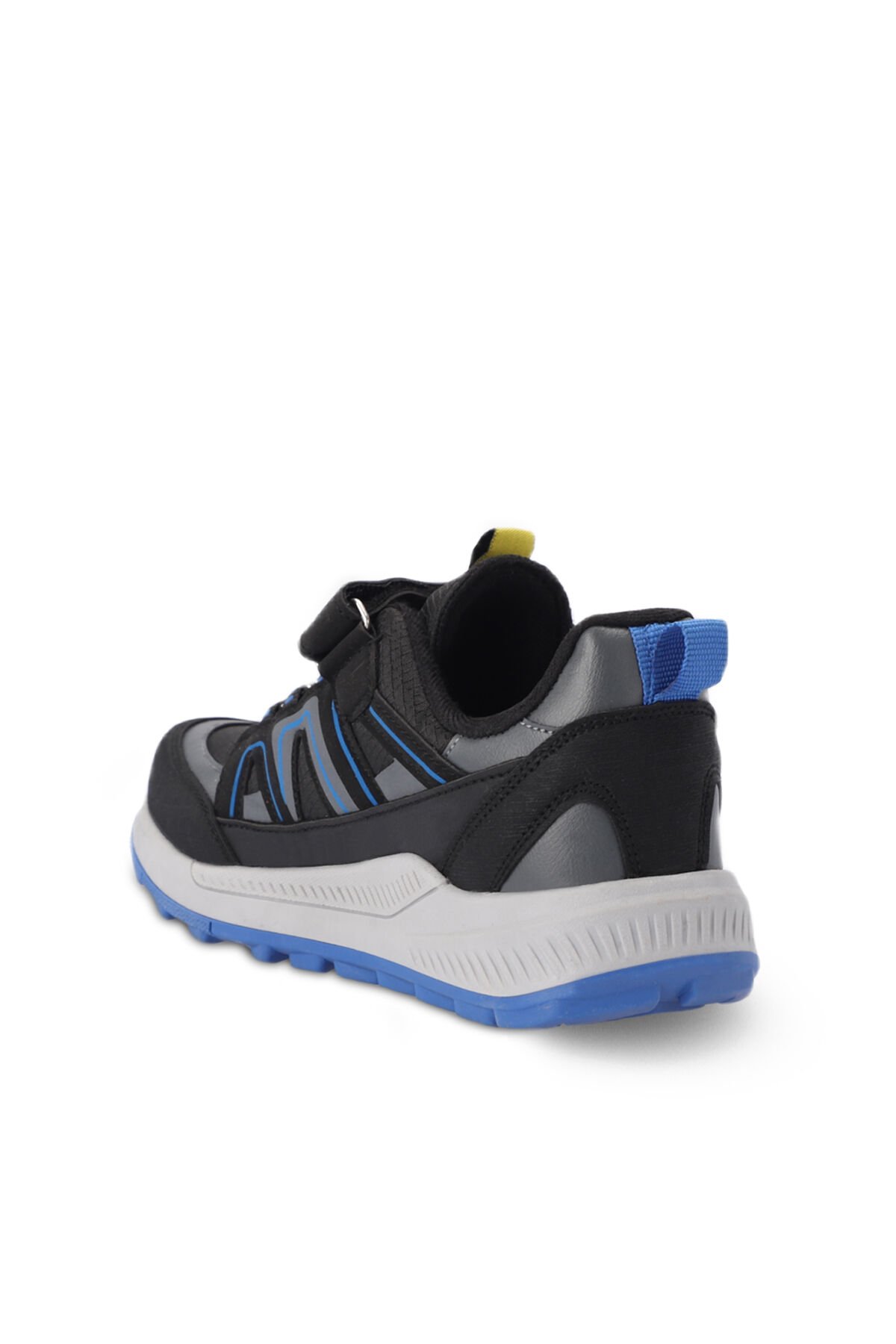 Slazenger KROSS KTN Sneaker Unisex Çocuk Ayakkabı Siyah / Saks Mavi - Thumbnail