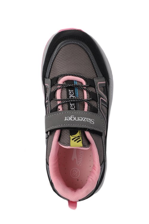 Slazenger KROSS KTN Sneaker Kız Çocuk Ayakkabı Koyu Gri / Pembe