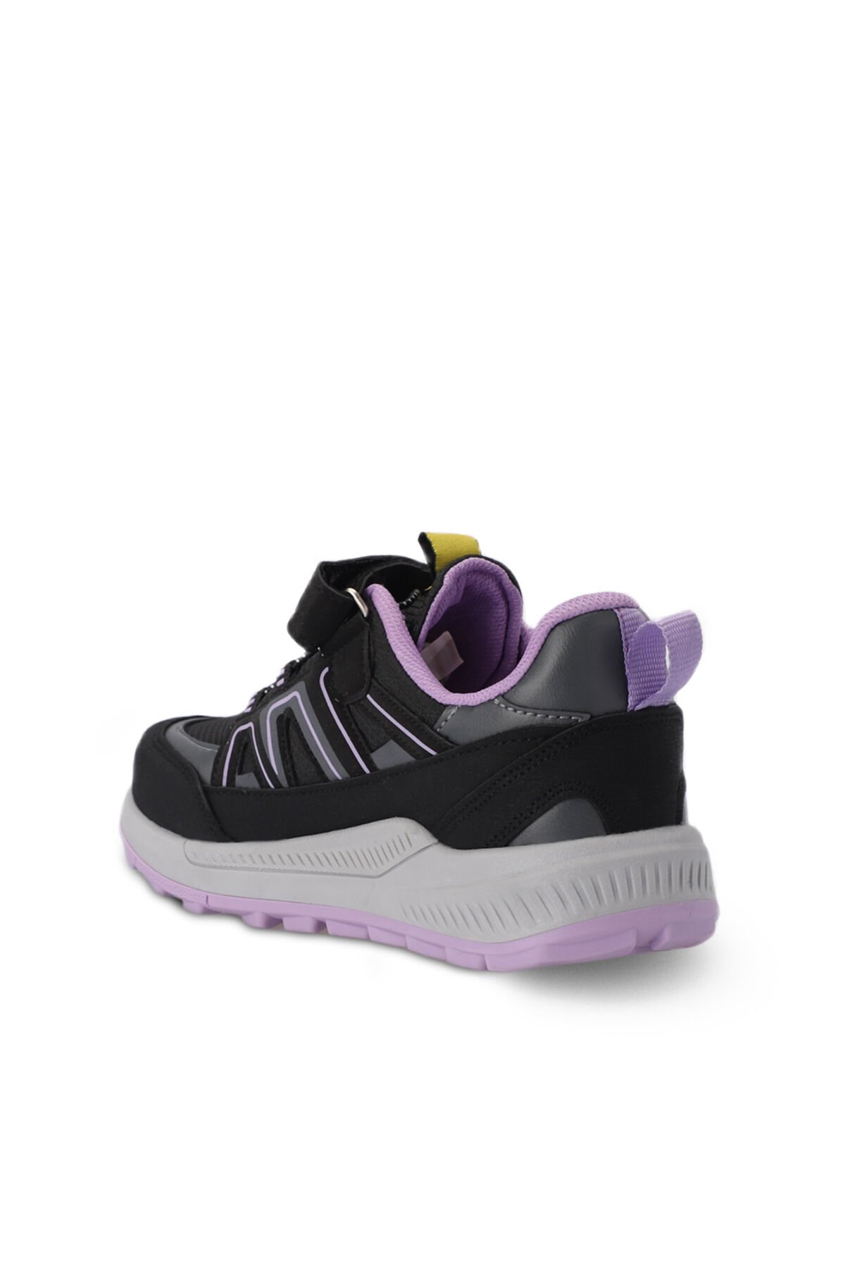 Slazenger KROSS KTN Sneaker Kız Çocuk Ayakkabı Siyah / Mor - Thumbnail