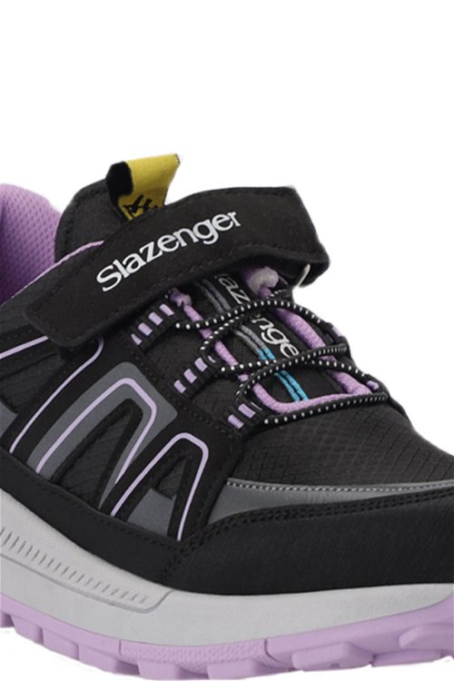 Slazenger KROSS KTN Sneaker Kız Çocuk Ayakkabı Siyah / Mor