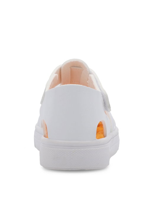 Slazenger KRYSTAL Unisex Çocuk Cırt Cırtlı Beyaz Sandalet