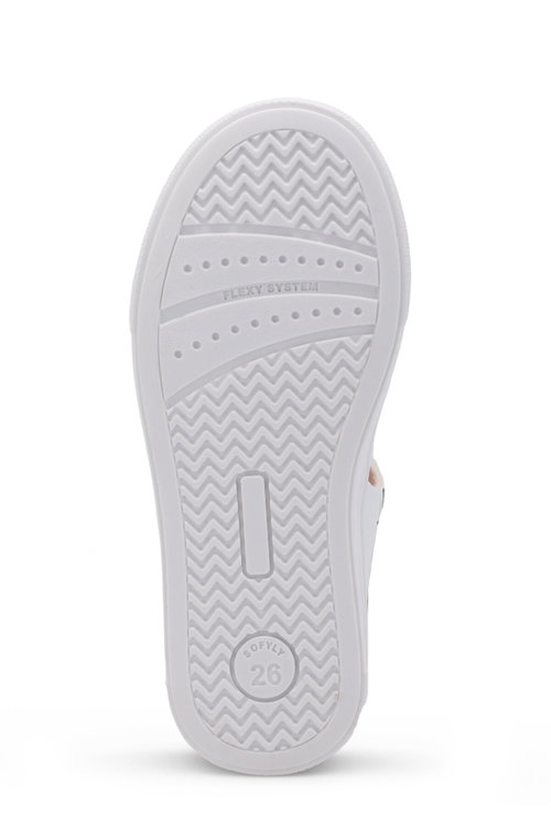 Slazenger KRYSTAL Unisex Çocuk Cırt Cırtlı Beyaz Sandalet