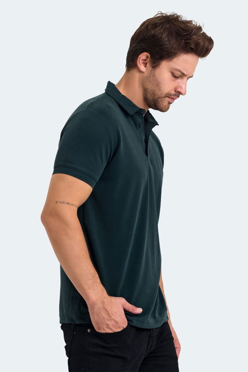 Slazenger KUGGA Erkek Koyu Yeşil Tişört Slazenger KUGGA Erkek Koyu Yeşil Tişört